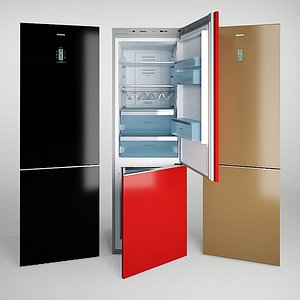 bosch refrigerator freezer 3d obj