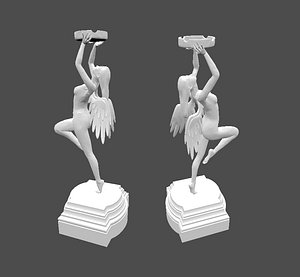 3D angel statue