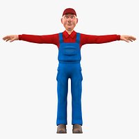 Cartoon Worker