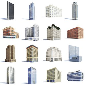 Buildings Pack 3D model