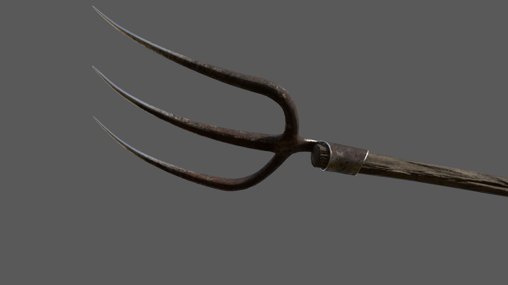 Pitchfork Model TurboSquid 2052118