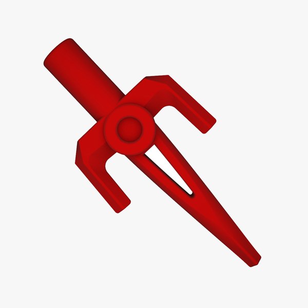 Lego Ninjago Weapon 3D Trident Sword 3D model