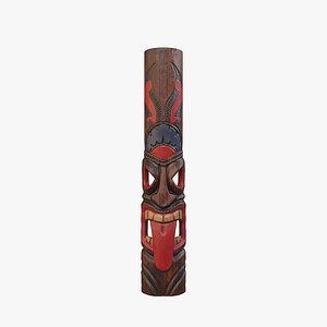 tiki totem v1 3D model
