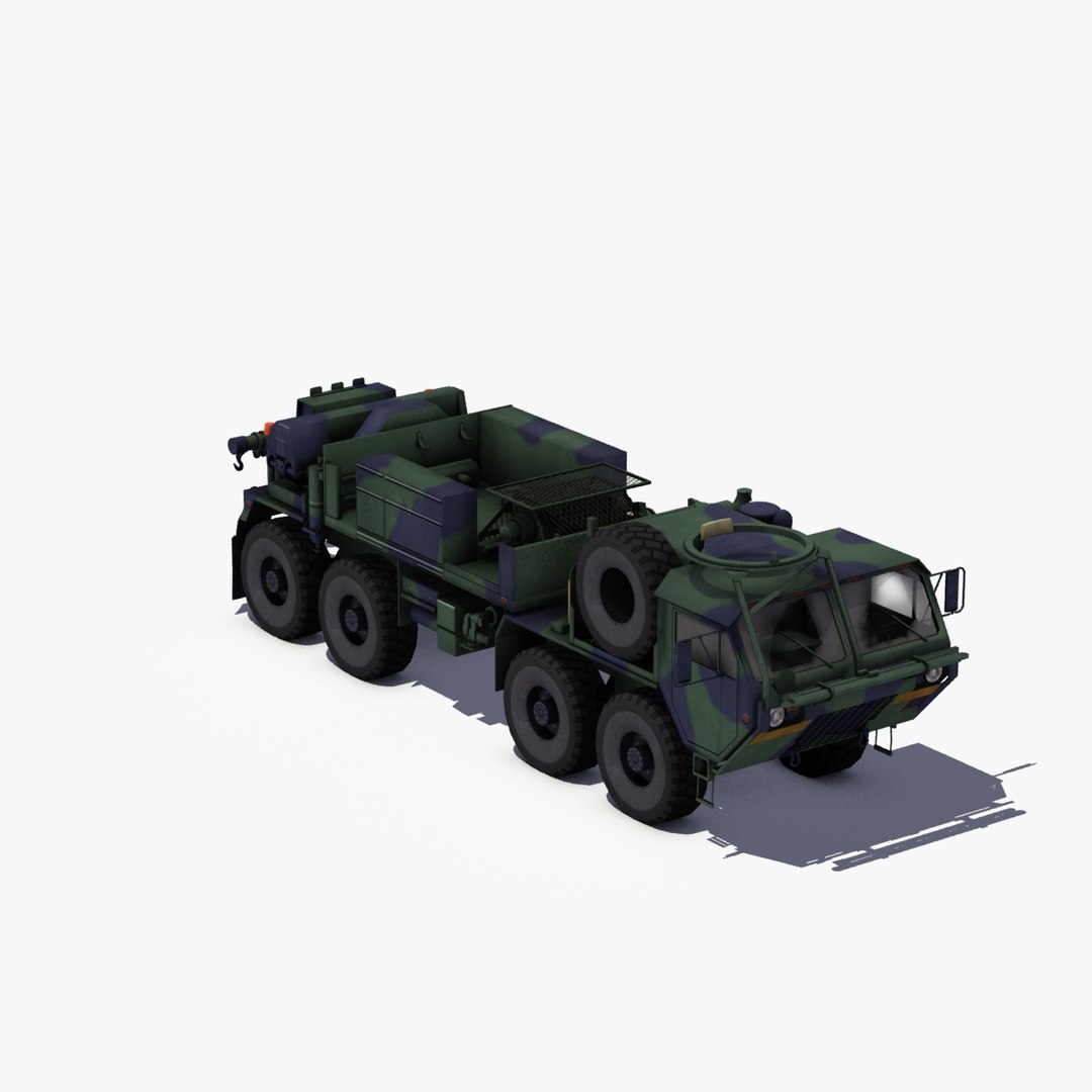 3d Model Oshkosh M984 Hemtt