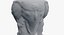 3d vase elephant scan model