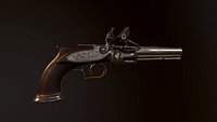 Flintlock revolver