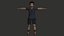AA 3D REALISTISCHER CHARAKTER - AFRIKANISCHER JUNGER JUNGE KIND 02