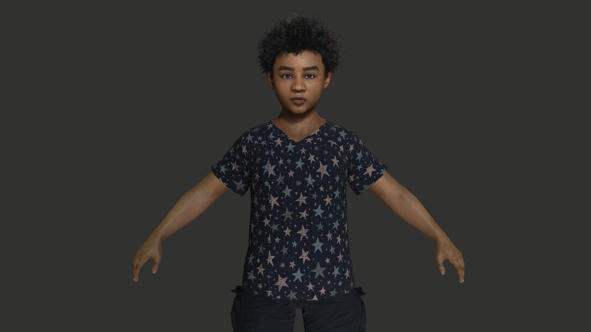 AA 3D REALISTIC CHARACTER - AFRICAN YOUNG BOY CHILD 02 3D model https://p.turbosquid.com/ts-thumb/0c/fbYCBt/E5/11/jpg/1760428534/1920x1080/fit_q87/962fa98a181d03d122b097243d549727470a9122/11.jpg