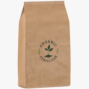 3D Fertilizer Bag model
