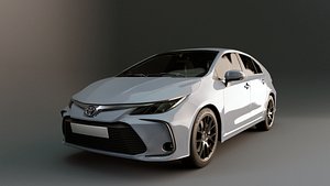 car Toyota Corolla hybrid 3D model 3D model