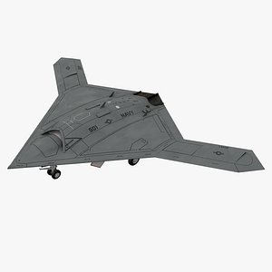 3D model Northrop Grumman X-47B UAV