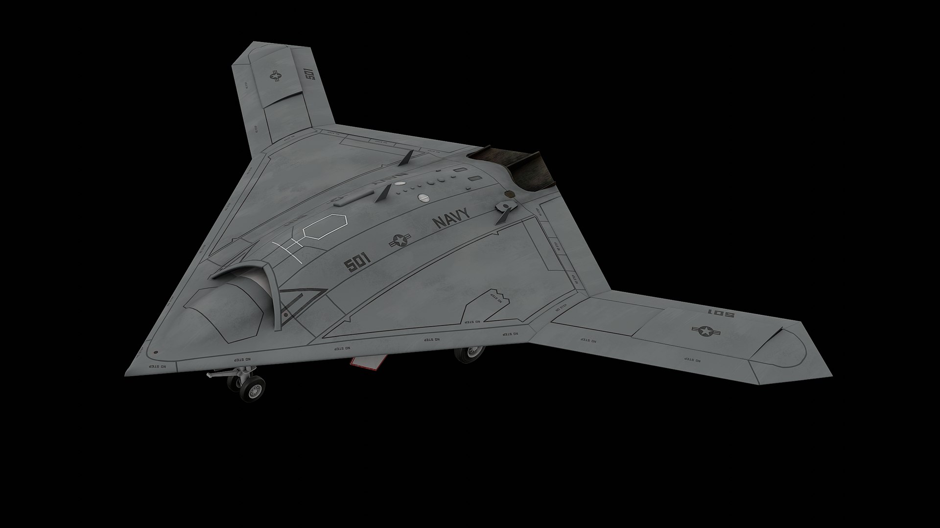 3D model Northrop Grumman X-47B UAV https://p.turbosquid.com/ts-thumb/0c/rQPT6J/LR/10001/jpg/1732291705/1920x1080/fit_q87/3811613d7737b617cea947536d31ddb503b323aa/10001.jpg