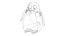 Entzückender Baby-Pinguin