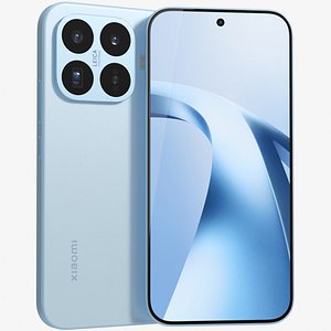 3D Xiaomi 17T Blue model