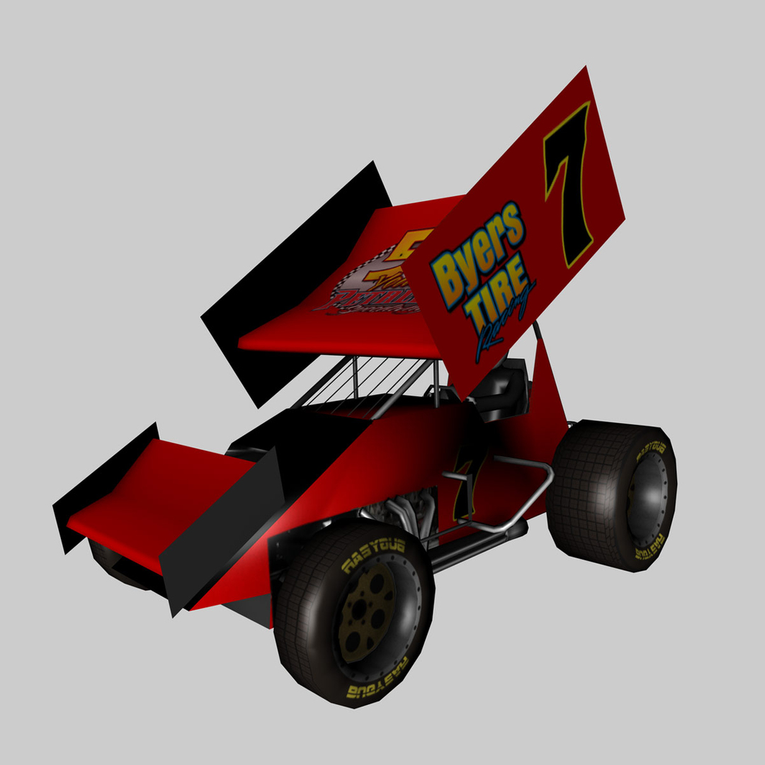 3d model sprint car