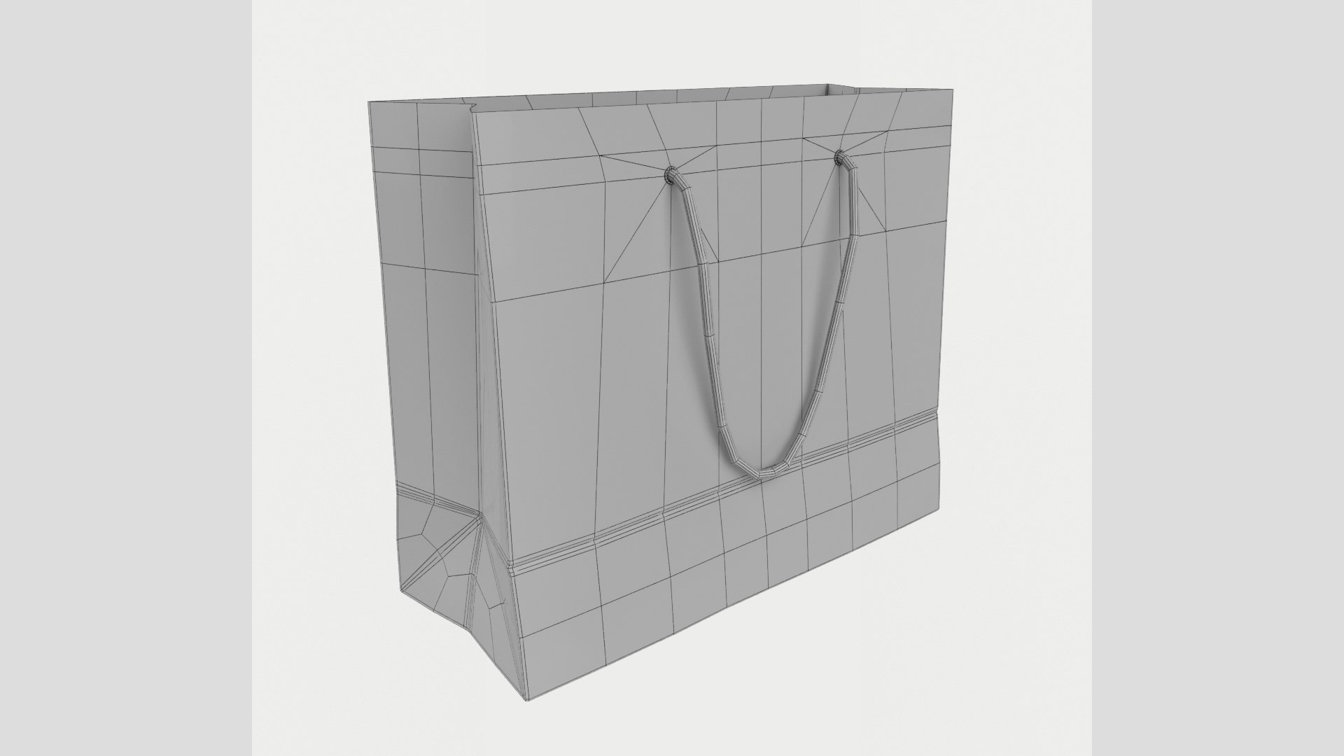 Paper Bag Rope Handle Low High Poly model https://p.turbosquid.com/ts-thumb/0c/wYhDdJ/gH/wire/jpg/1656585017/1920x1080/fit_q87/6aa1f2235a2c30189bcf012f289d629b656bf016/wire.jpg