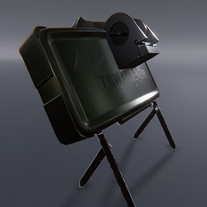 Claymore - M18 Mine Low-poly 3D model