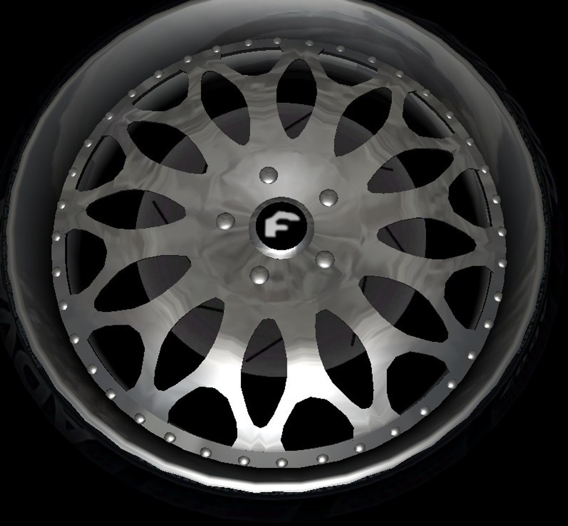 3d Forgiato Wheel Pack V1 Model