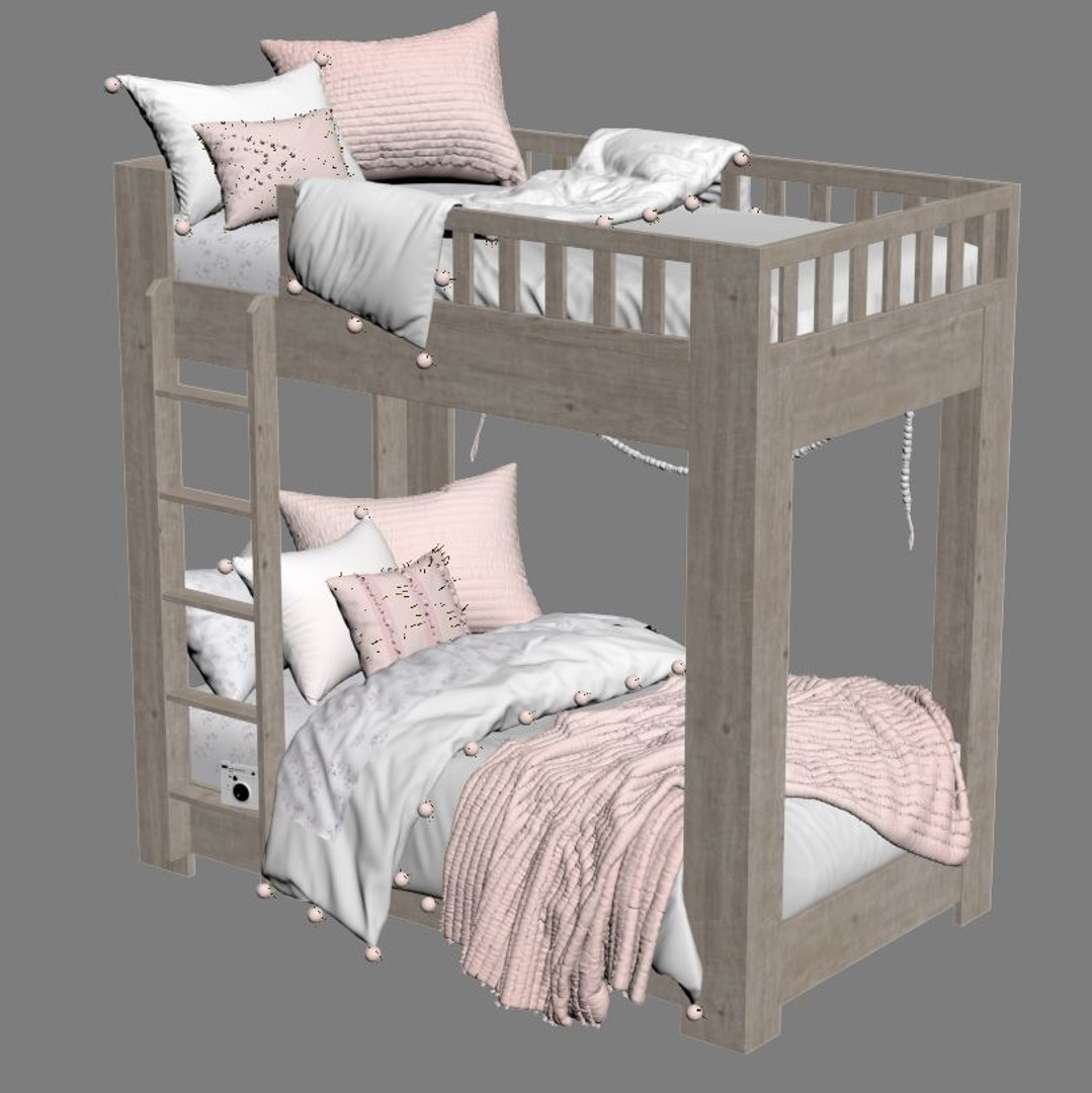 Callum Bunk Bed Restoration 3D Model - TurboSquid 1709820