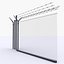 Low Poly Chain Link Fence Parts