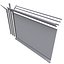 Low Poly Chain Link Fence Parts