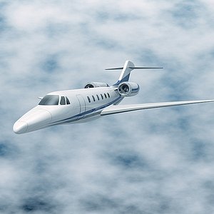 3d model jet cessna citation
