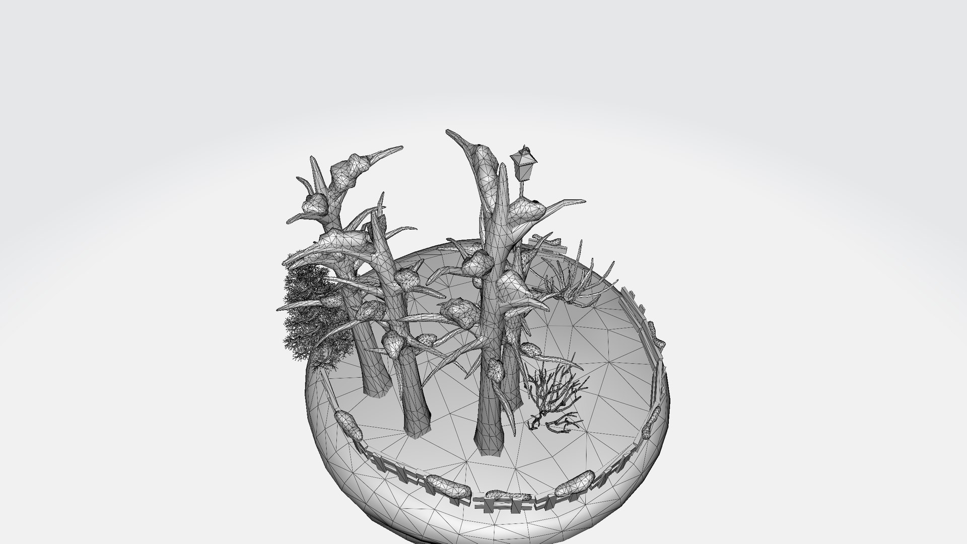 Snowscape Diorama 3D Model - TurboSquid 1493175