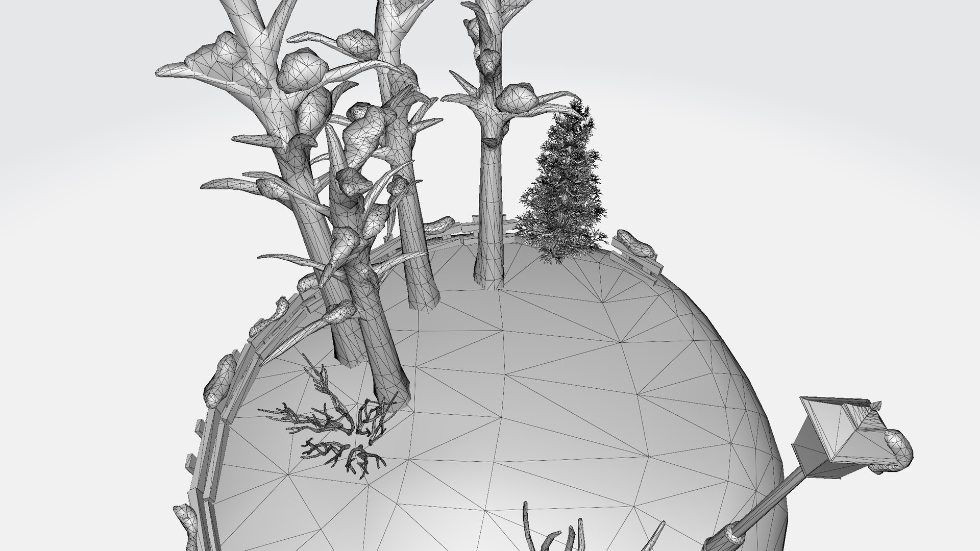 Snowscape Diorama 3D Model - TurboSquid 1493175