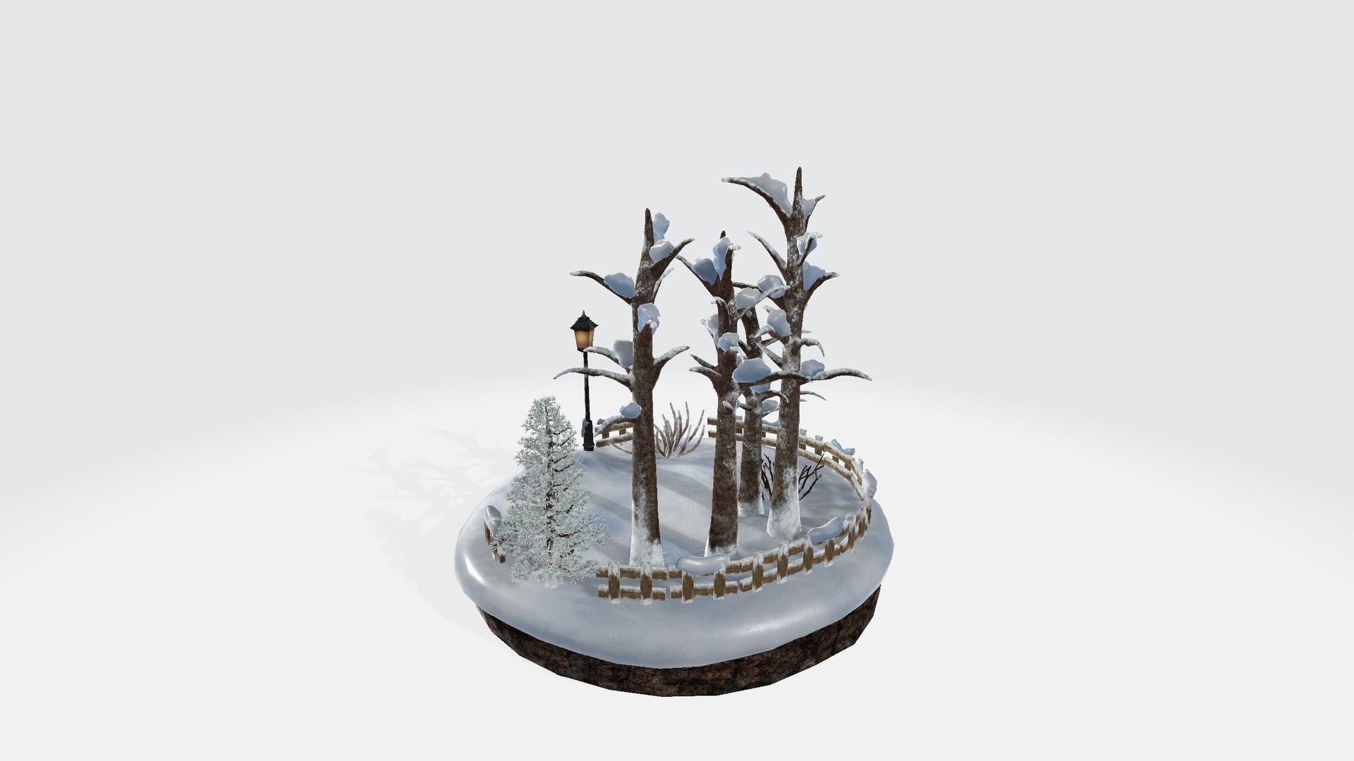 Snowscape Diorama 3D Model - TurboSquid 1493175