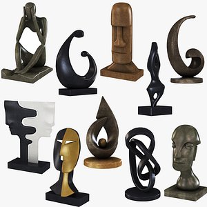 Abstract Sculpture Collection 6 3D model
