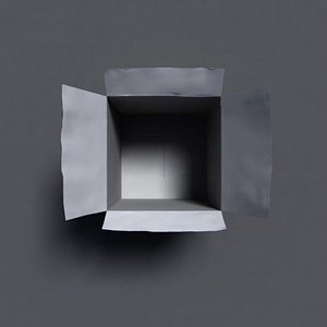 3d obj box ribbon