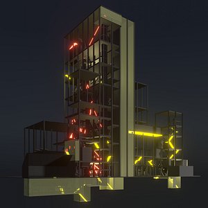 Sci-fi factory 25i23 3D model