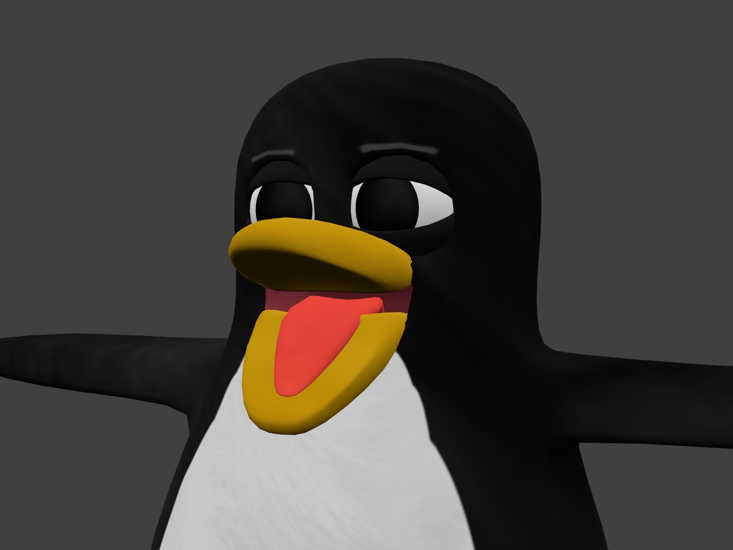 Free 3D Linux Penguin Model - TurboSquid 1422456