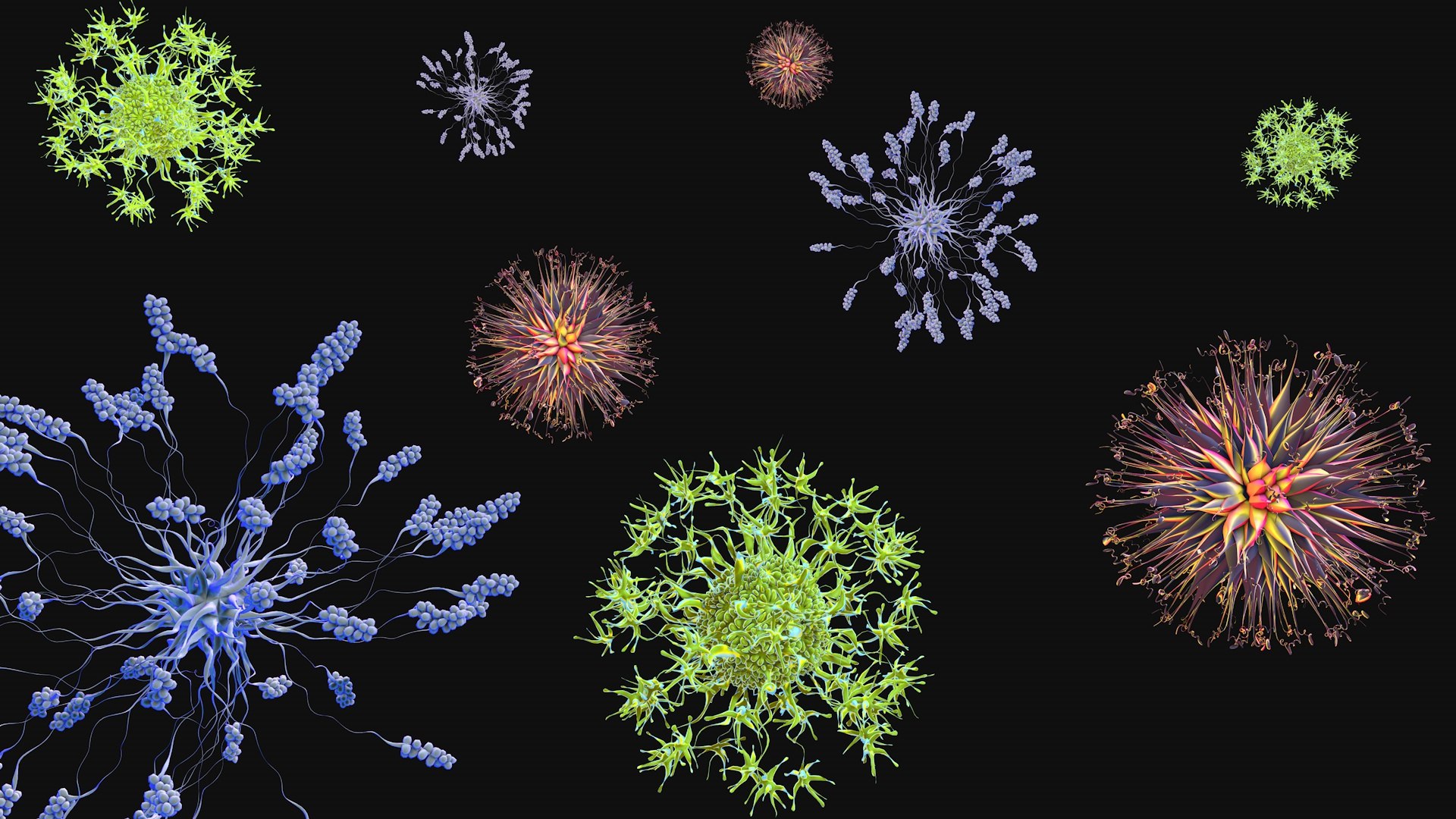 Set of viruses 3D model https://p.turbosquid.com/ts-thumb/0d/EeozTq/5v/viruses4/jpg/1736876112/1920x1080/fit_q87/29a29a162700f56ca10a32cbe378fdd830a6d669/viruses4.jpg