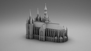 gothic carved 3D model