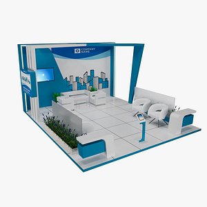 3D booth model