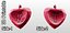 K-T 3D-Printable Valentine Crystal-Heart-TwoLetters Pendant