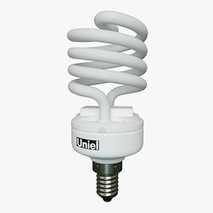 3d energy lightbulb lighting model