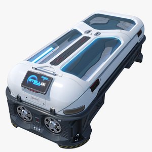 Sci-fi Cryo Chamber Cryopod PBR