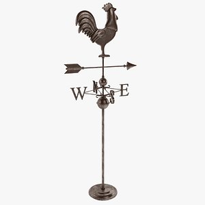 3ds max rooster weathervane weather