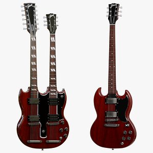 Gibson SG Electric Guitars PBR 3D model