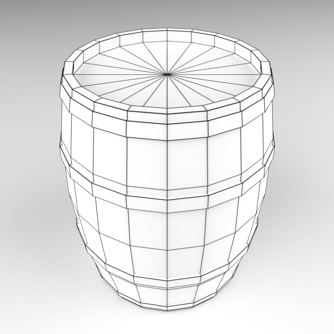 3D wooden barrel model https://p.turbosquid.com/ts-thumb/0d/Z9Y9wK/1KH9dhqn/wireframe/png/1529304993/1920x1080/fit_q87/50d5505993bb3c7d8061648c7200d10f955b6815/wireframe.jpg