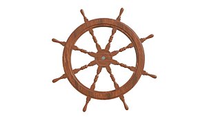 Ship Wheel 3D model