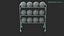 Basketball Rack With Balls