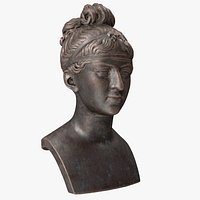 Ida Brun Bronze Outdoor Bust