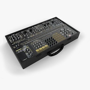 synthesizer synth 3d model