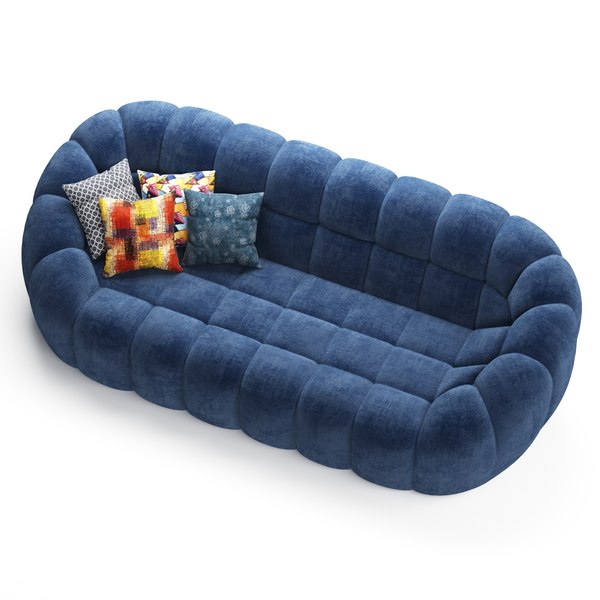 Perspective roche bobois sofa 3D TurboSquid 1589025