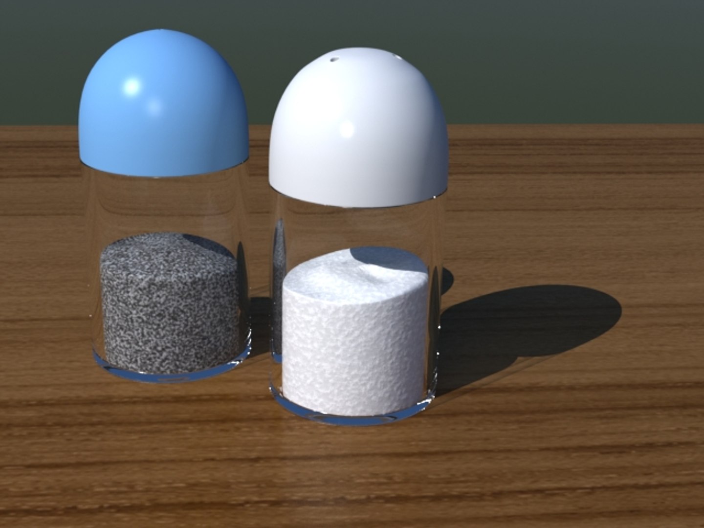 3d Salt Pepper Shakers Model