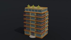 hotel 3star 3D
