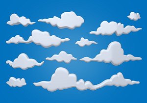 Clouds Cartoon 03